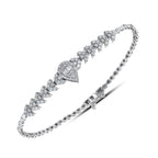 0.94 Karat Baget Pırlantalı Bileklik