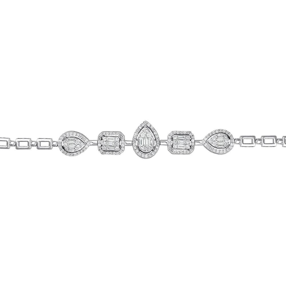 1.23 Karat Baget Pırlantalı Bileklik