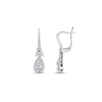 0.62 Karat Baget Pırlantalı Küpe