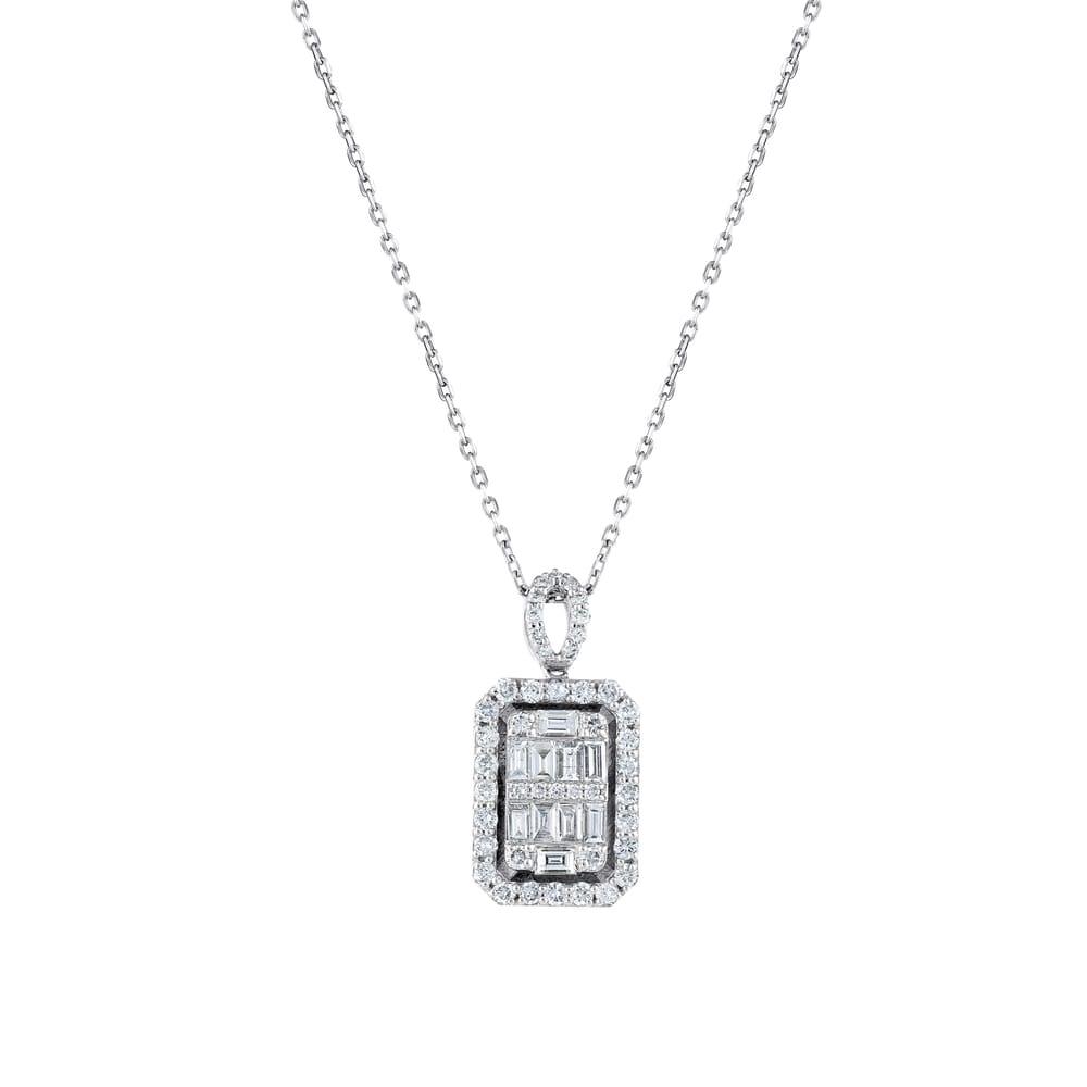 0.94 Karat Amelia Pırlanta Baget Kolye