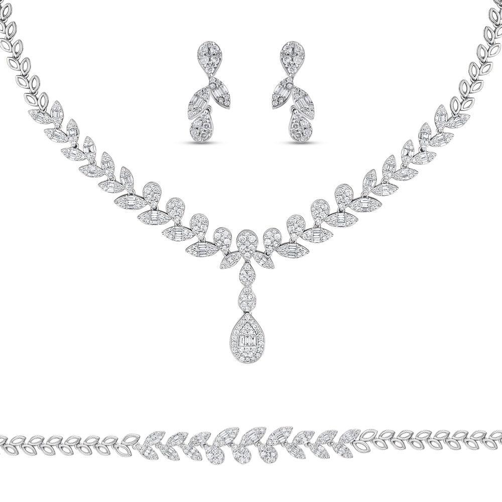 6.00 Karat Destin Baget Pırlanta Set